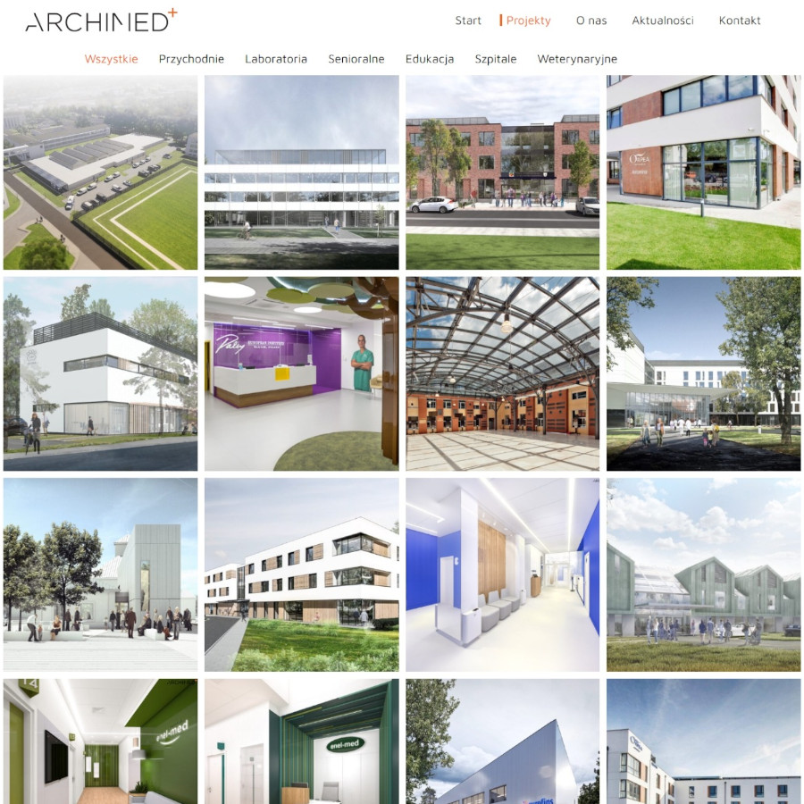 strona internetowa biura architektonicznego